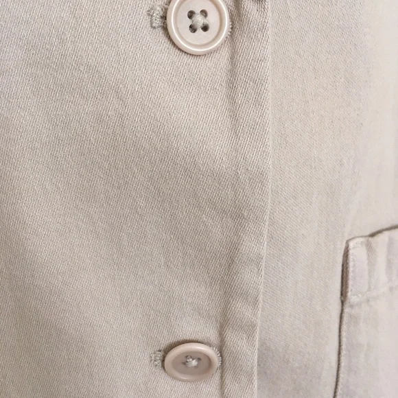 $218 NEW Eileen Fisher Organic Cotton Garment-Dyed Utility Blazer jacket XXS - Picture 10 of 10